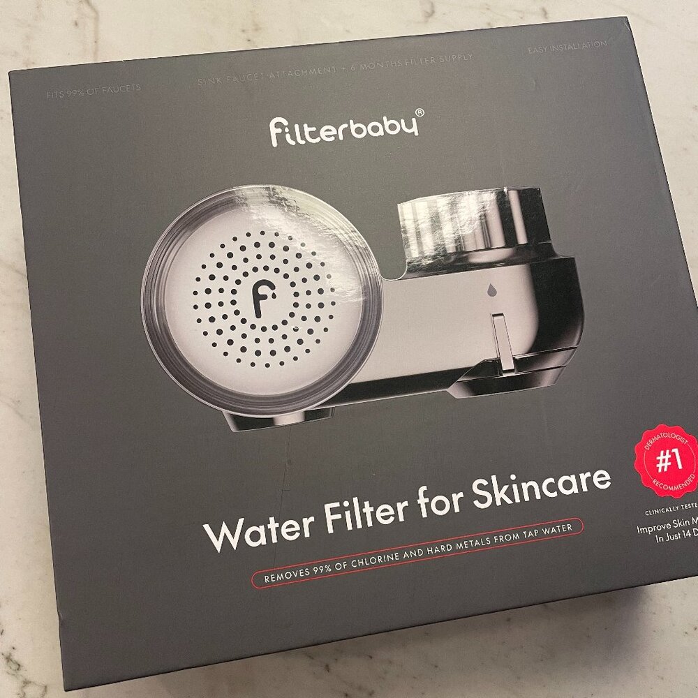 BRAND NEW IN BOX.  FILTER BABY WATER FILTER FOR SKINCARE